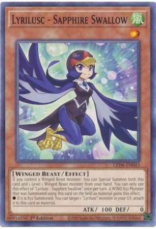 Lyrilusc - Sapphire Swallow - LED8-EN043 - Common