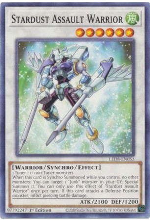 Stardust Assault Warrior - LED8-EN053 - Common