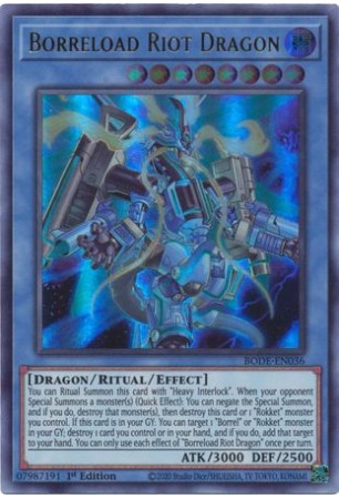 Borreload Riot Dragon - BODE-EN036 - Ultra Rare