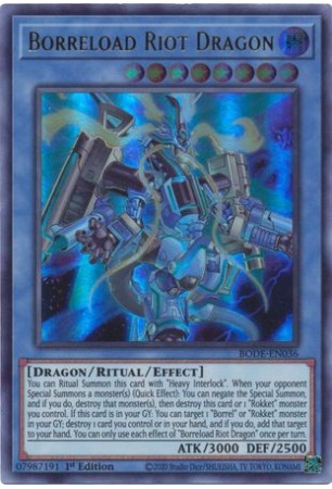 Borreload Riot Dragon - BODE-EN036 - Ultra Rare