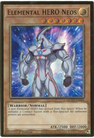 Elemental HERO Neos - MGED-EN004 - Premium Gold Rare