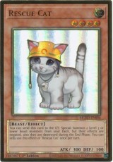 Rescue Cat - MGED-EN006 - Premium Gold Rare