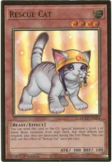 Rescue Cat (alt. art) - MGED-EN006 - Premium Gold Rare