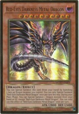 Red-Eyes Darkness Metal Dragon (alt. art) - MGED-EN009 - Premium Gold Rare
