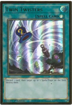 Twin Twisters - MGED-EN043 - Premium Gold Rare