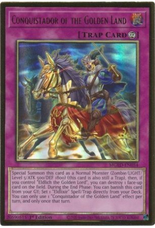 Conquistador of the Golden Land - MGED-EN054 - Premium Gold Rare