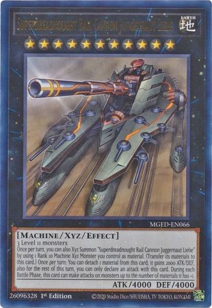 Superdreadnought Rail Cannon Juggernaut Liebe - MGED-EN066 - Rare