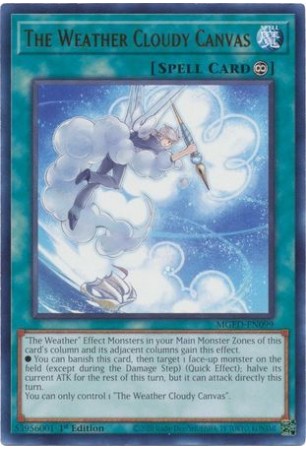 The Weather Cloudy Canvas - MGED-EN099 - Rare