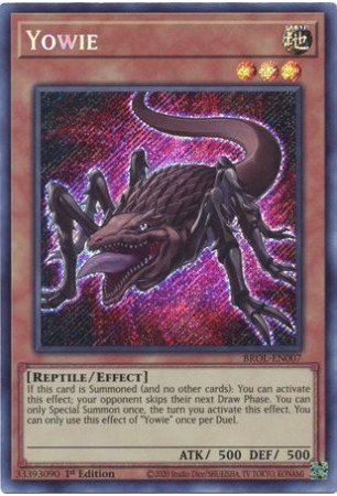 Yowie - BROL-EN007 - Secret Rare