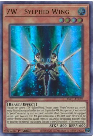 ZW - Sylphid Wing - BROL-EN025 - Ultra Rare