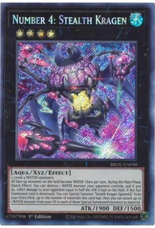 Number 4: Stealth Kragen - BROL-EN030 - Secret Rare