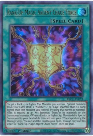 Rank-Up-Magic Argent Chaos Force - BROL-EN091 - Ultra Rare