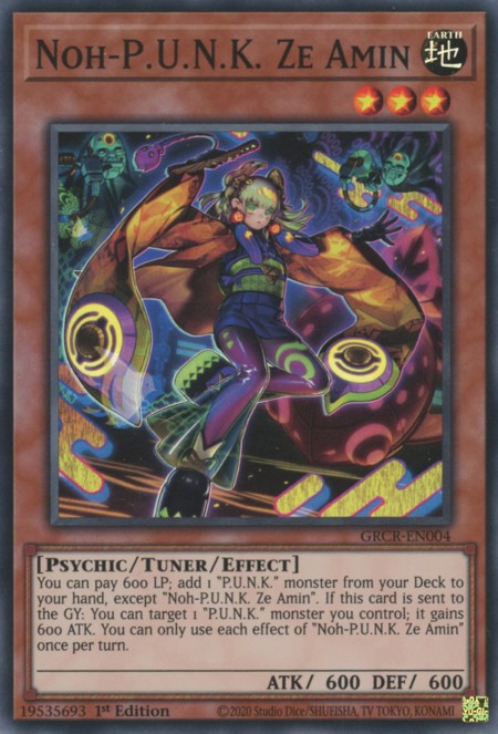 Noh-P.U.N.K. Ze Amin - GRCR-EN004 - Super Rare - Duelshop