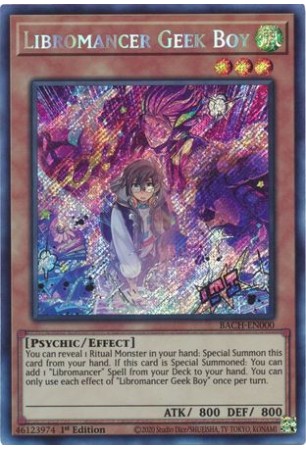 Libromancer Geek Boy - BACH-EN000 - Secret Rare