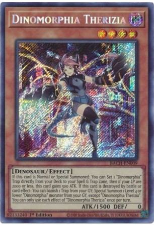 Dinomorphia Therizia - BACH-EN009 - Secret Rare