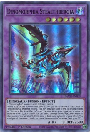 Dinomorphia Stealthbergia - BACH-EN039 - Super Rare