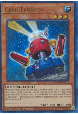 Card Trooper - HAC1-EN016 - Duel Terminal Ultra Parallel Rare