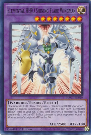 Elemental HERO Shining Flare Wingman - HAC1-EN020 - Common