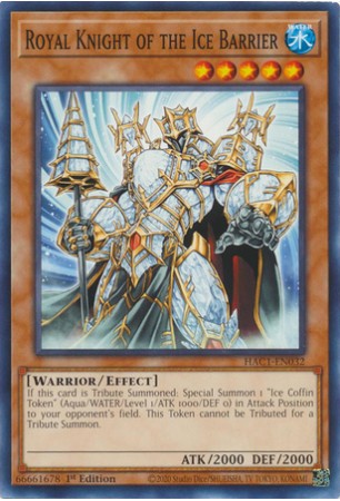 Royal Knight of the Ice Barrier - HAC1-EN032 - Common