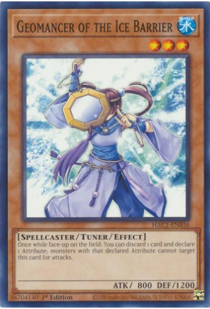Geomancer of the Ice Barrier - HAC1-EN036 - Common