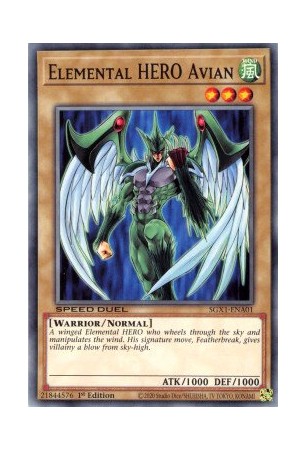 Elemental HERO Avian - SGX1-ENA01 - Common