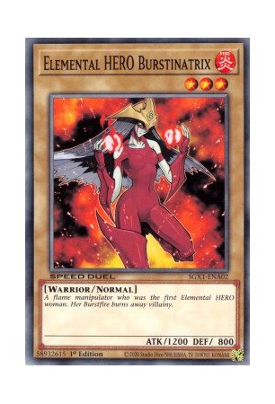 Elemental HERO Burstinatrix - SGX1-ENA02 - Common