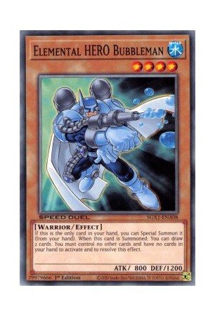 Elemental HERO Bubbleman - SGX1-ENA08 - Common