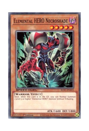 Elemental HERO Necroshade - SGX1-ENA11 - Common