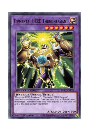 Elemental HERO Thunder Giant - SGX1-ENA22 - Common