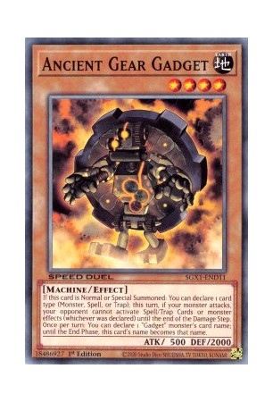 Ancient Gear Gadget - SGX1-END11 - Common