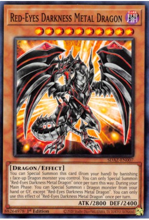 Red-Eyes Darkness Metal Dragon - SDAZ-EN007 - Common