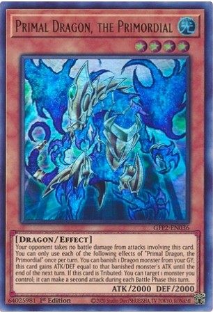 Primal Dragon, the Primordial - GFP2-EN036 - Ultra Rare