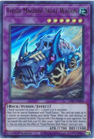 Fossil Machine Skull Wagon - GFP2-EN020 - Ultra Rare