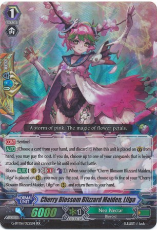 Cherry Blossom Blizzard Maiden, Lilga - G-BT06/022EN - RR