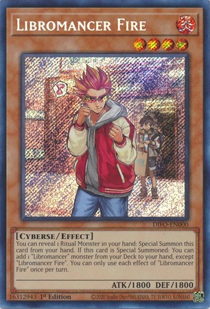 Libromancer Fire - DIFO-EN000 - Secret Rare