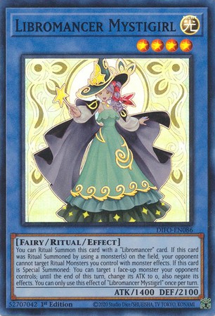 Libromancer Mystigirl - DIFO-EN086 - Super Rare