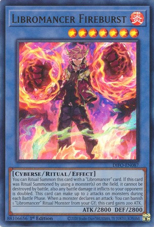 Libromancer Fireburst - DIFO-EN087 - Ultra Rare