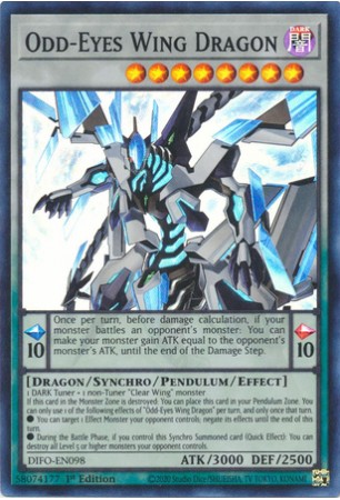 Odd-Eyes Wing Dragon - DIFO-EN098 - Super Rare