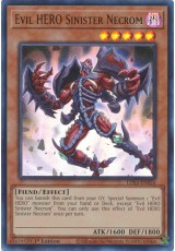 Evil HERO Sinister Necrom (Blue) - LDS3-EN026 - Ultra Rare