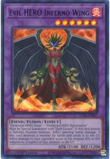 Evil HERO Inferno Wing (Blue) - LDS3-EN027 - Ultra Rare