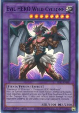 Evil HERO Wild Cyclone (Blue) - LDS3-EN030 - Ultra Rare