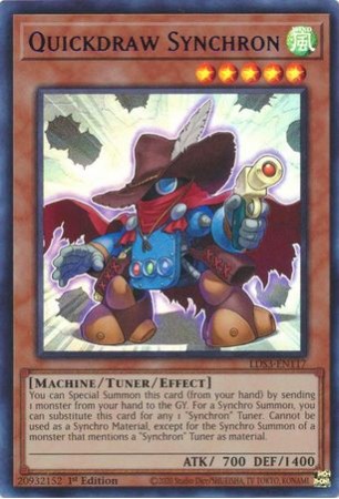 Quickdraw Synchron (Blue) - LDS3-EN117 - Ultra Rare