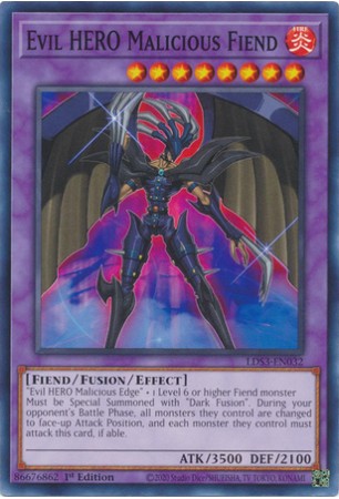 Evil HERO Malicious Fiend - LDS3-EN032 - Common