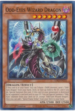 Odd-Eyes Wizard Dragon - LDS3-EN131 - Common