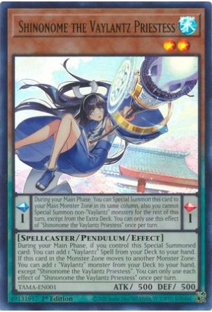 Shinonome the Vaylantz Priestess - TAMA-EN001 - Ultra Rare