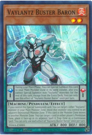 Vaylantz Buster Baron - TAMA-EN005 - Super Rare