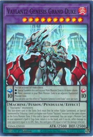 Vaylantz Genesis Grand Duke - TAMA-EN010 - Super Rare