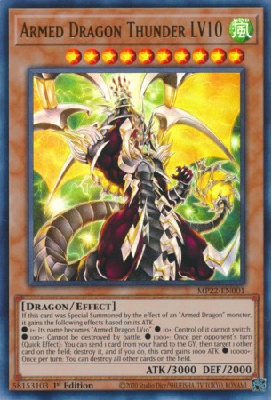 Armed Dragon Thunder LV10 - MP22-EN001 - Ultra Rare