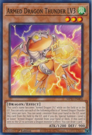 Armed Dragon Thunder LV3 - MP22-EN004 - Common