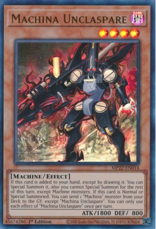 Machina Unclaspare - MP22-EN014 - Ultra Rare